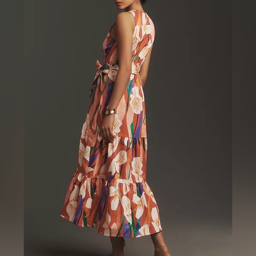 Anthropologie Hutch Stace Sleeveless Wrap Dress-Size S-NWT